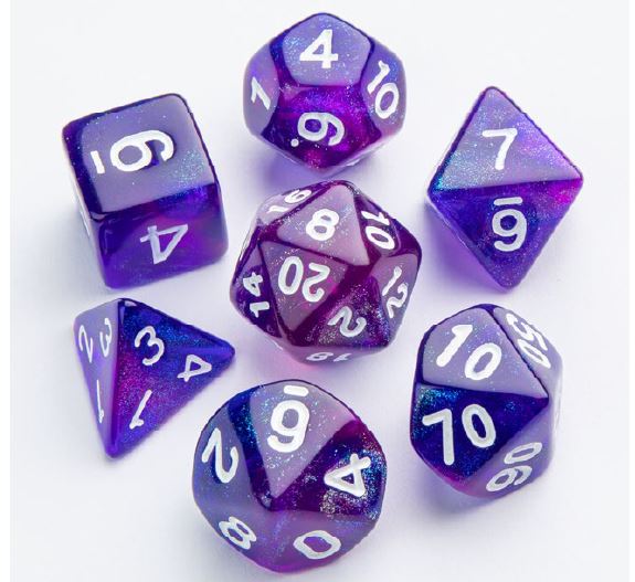 Dice: 7 pc: Galaxy Series: Nebula (ML)