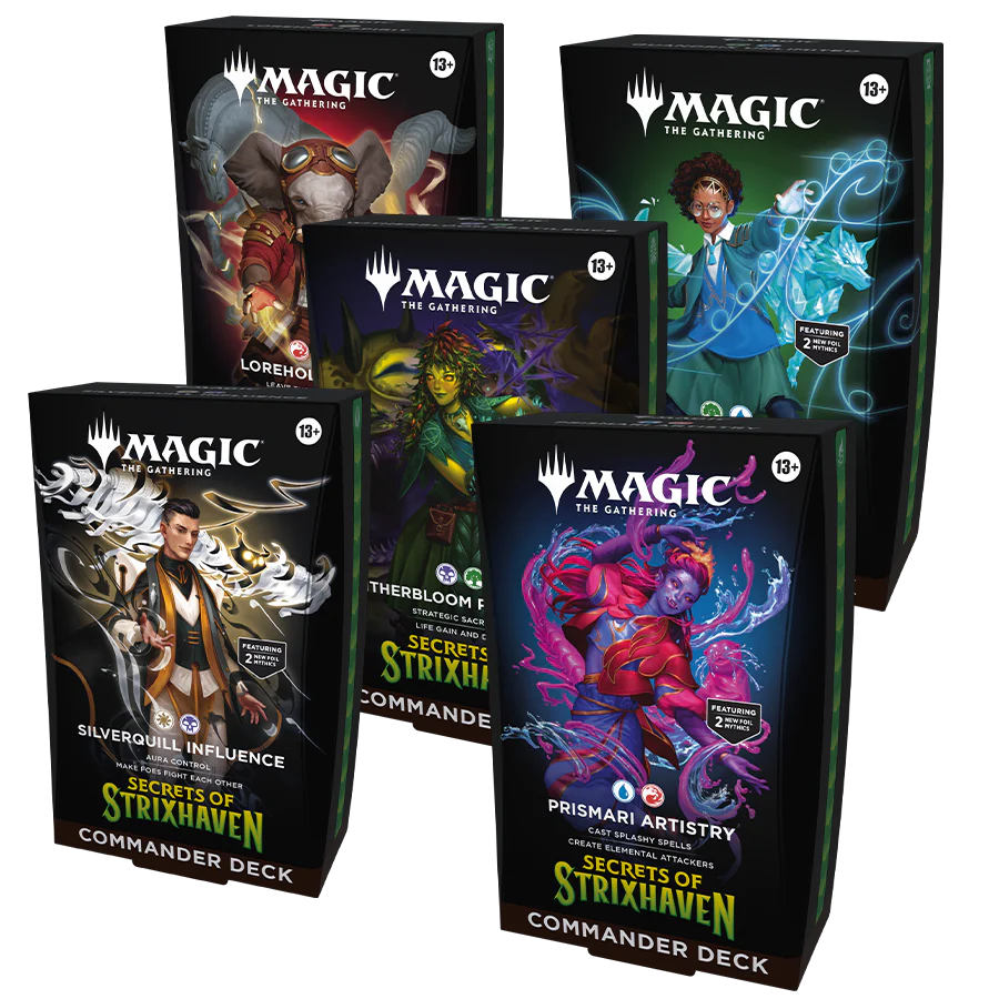 Magic: the Gathering - Secrets of Strixhaven - Commander Deck Case (Set of 5) (Pre-Order)