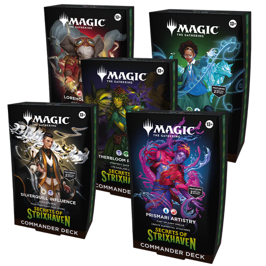 Magic: the Gathering - Secrets of Strixhaven - Commander Deck Case (Set of 5) (Pre-Order)