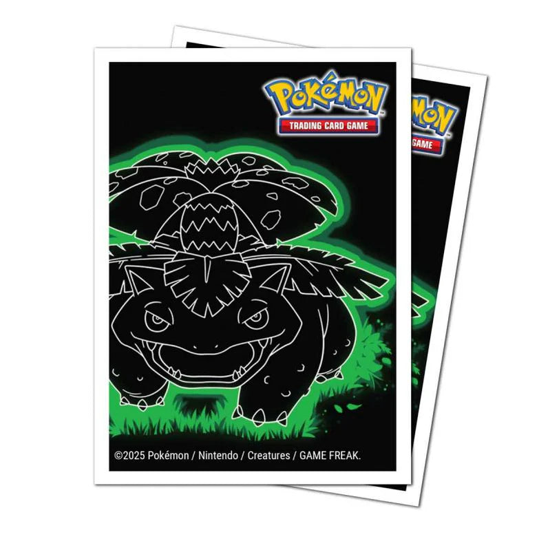 Pokemon Apex Deck Protector Neon Kanto Venusaur Card Sleeves (105 Count)