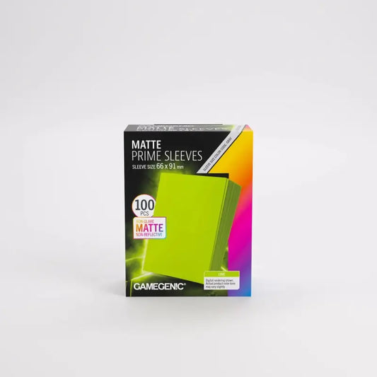 Gamegenic - Matte Prime Sleeves Lime - 66 x 91 mm (100)