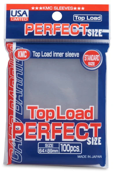 KMC Sleeves: Perfect Hard - Standard Size - Clear 100ct