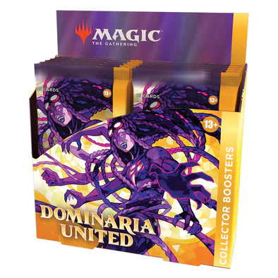 Wizards of the Coast - Magic the Gathering TCG: Dominaria United Collector Booster Box - 12 Packs + Foil Box Topper