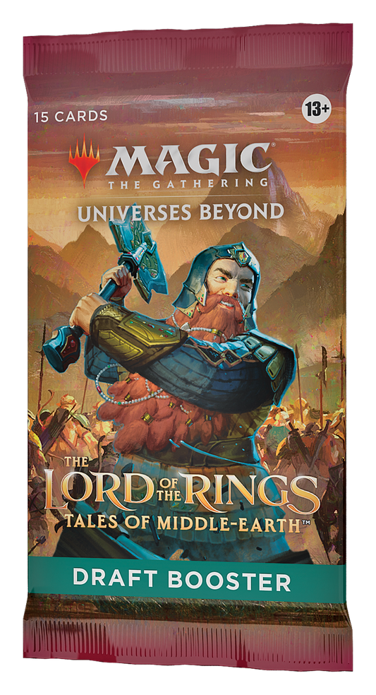MAGIC THE GATHERING: THE LORD OF THE RINGS- TALES OF MIDDLE-EARTH - ENGLISH DRAFT BOOSTER PACK