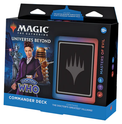 Magic The Gathering: Universes Beyond DOCTOR WHO (MASTERS OF EVIL) COMMANDER DECK