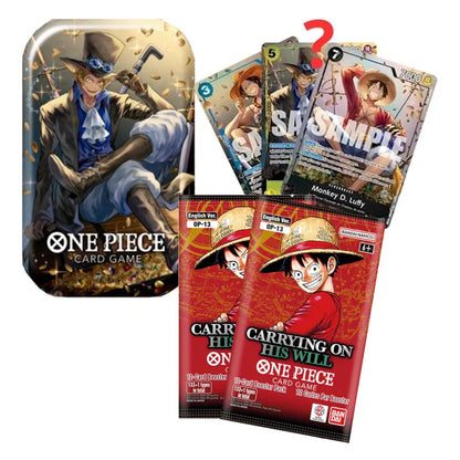 One Piece TCG Tin Pack Set Vol. 2-2 Packs (Random Art)