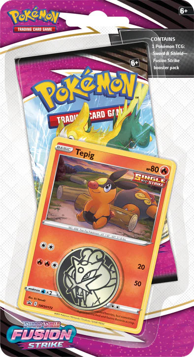 Pokémon TCG: Fusion Strike - Checklane Blister - Tepig