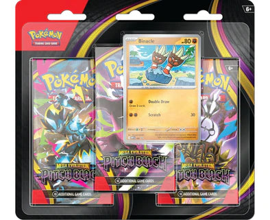 Pokemon - Mega Evolution - Pitch Black - 3 Pack Blister (Pre-Order)