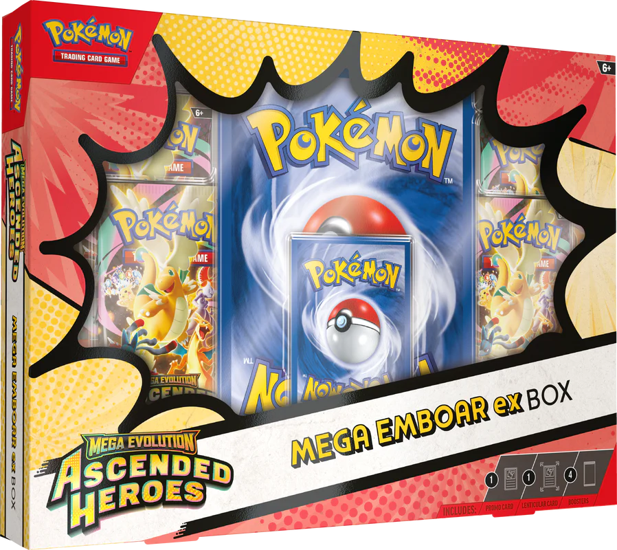Mega Evolution: Ascended Heroes Mega Emboar ex Box