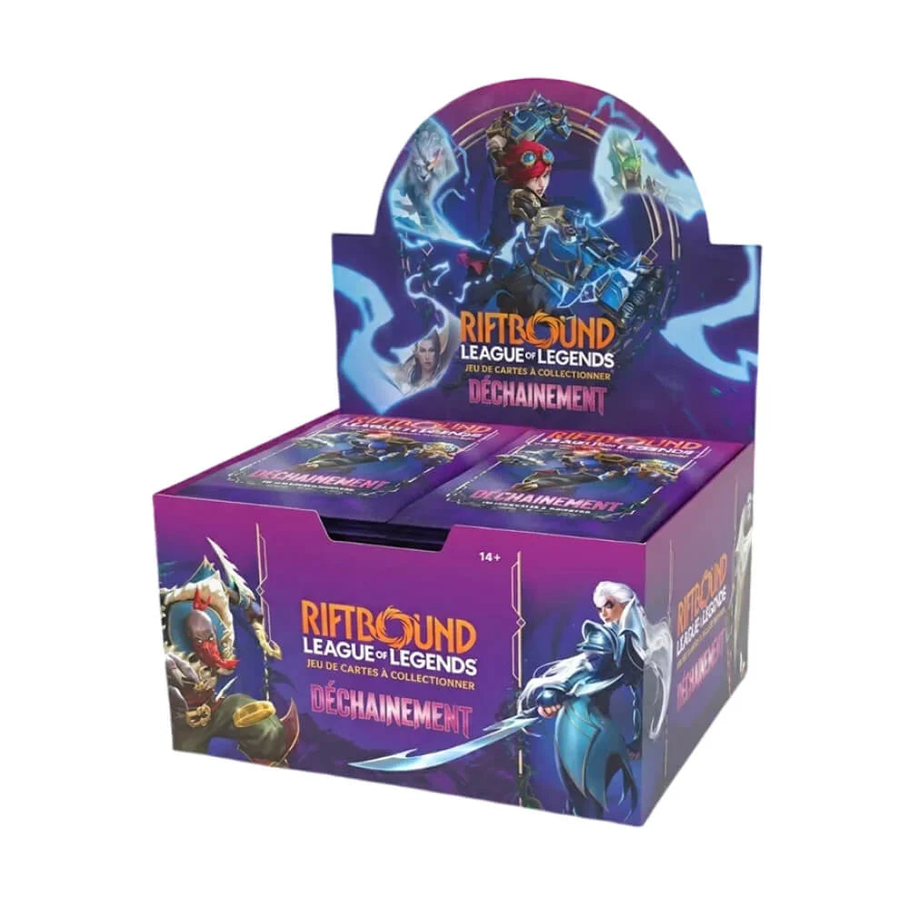 League of Legends Riftbound TCG: Dechainement Booster Box - FRENCH (Unleashed)