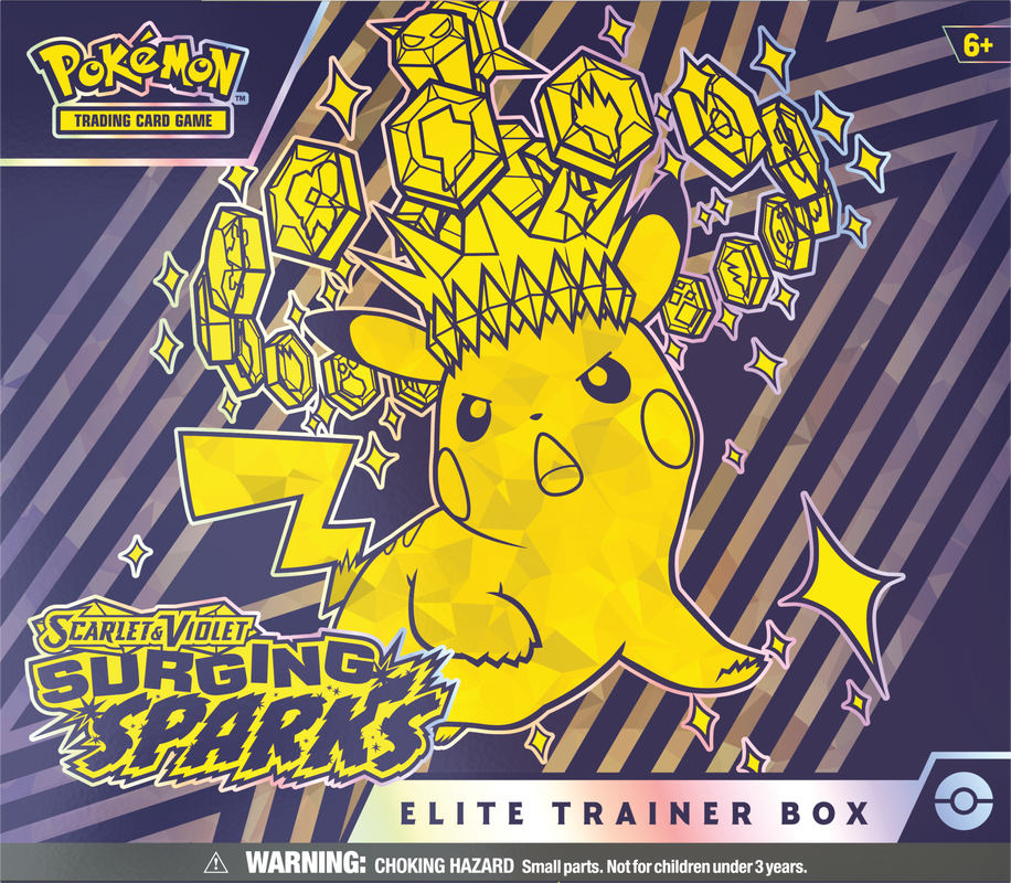Pokemon TCG: Surging Sparks: Elite Trainer Box