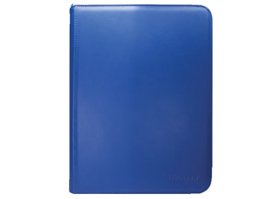 ULTRA PRO BLUE VIVID 9-POCKET ZIPPERED PRO BINDER - BLUE