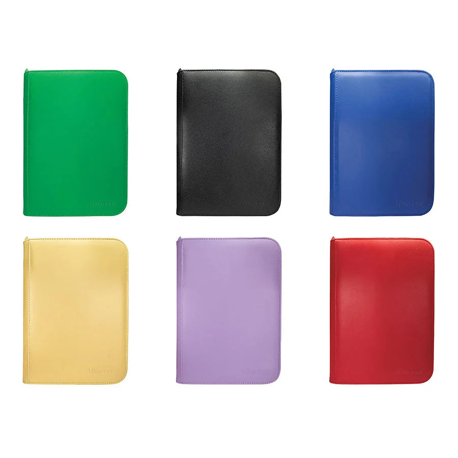 Ultra Pro - 4 Pocket Vivid Zip Pro Binder - Various Colours