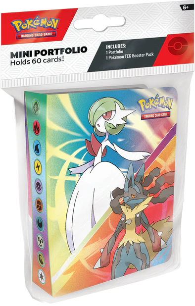 POKEMON TCG : MEGA EVOLUTION MINI PORTFOLIO + BOOSTER PACK