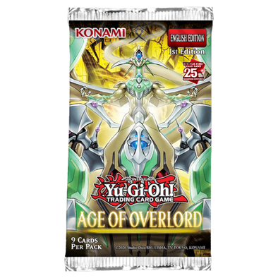YU-GI-OH!: AGE OF OVERLORD BOOSTER PACK - 1ST EDITION