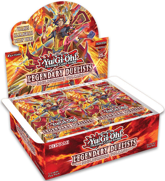 YU-GI-OH!: LEGENDARY DUELISTS - SOULBURNING VOLCANO BOOSTER BOX - 1ST EDITION