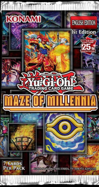 YU-GI-OH!: MAZE OF MILLENNIA BOOSTER PACK - 1ST EDITION