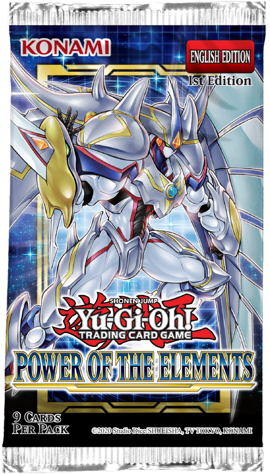 YU-GI-OH!: POWER OF THE ELEMENTS BOOSTER PACK - 1ST EDITION