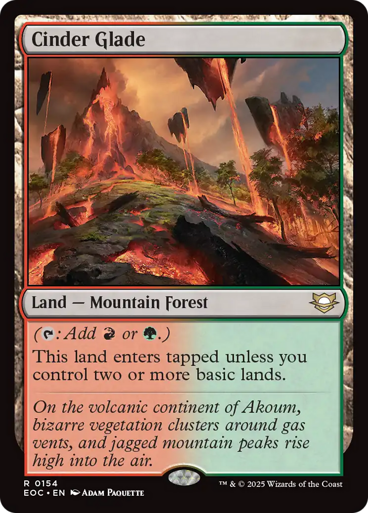 Cinder Glade [Edge of Eternities Commander]