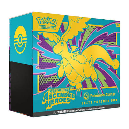 Pokémon Center Exclusive ASCENDED HEROES - ETB Elite Trainer Box - Mega Evolutions