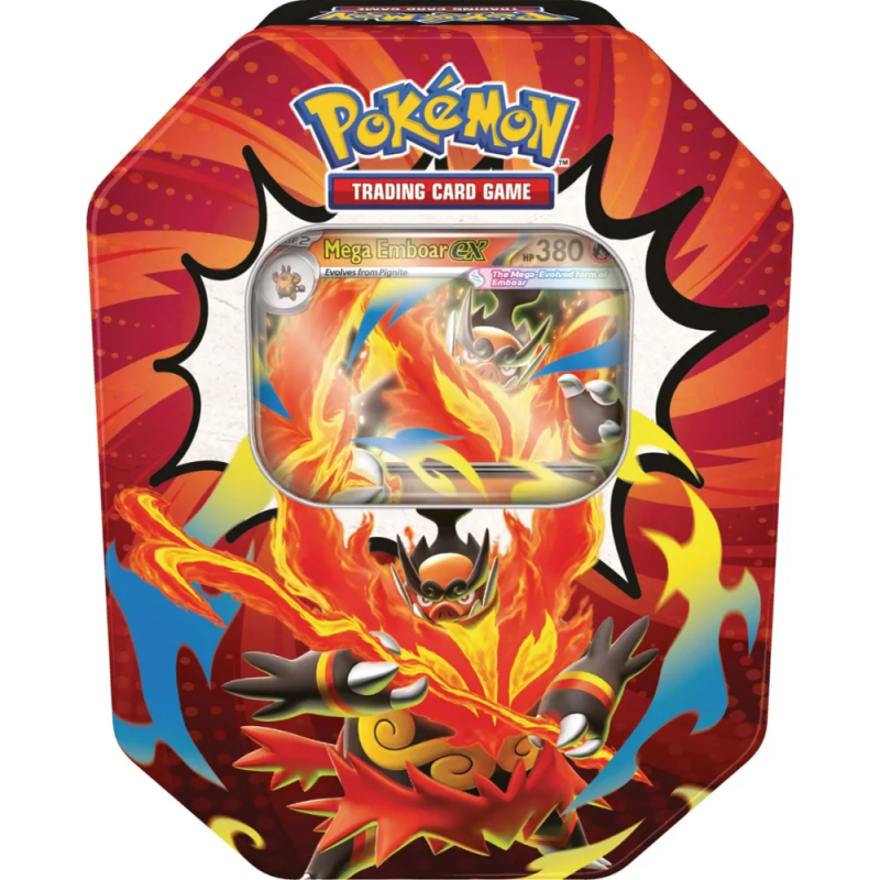 Pokémon TCG: Ascended Heroes Tin - Mega Emboar ex