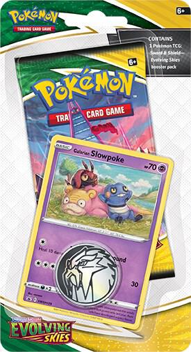 Pokémon TCG: Evolving Skies Single Pack Blister [Galarian Slowpoke]