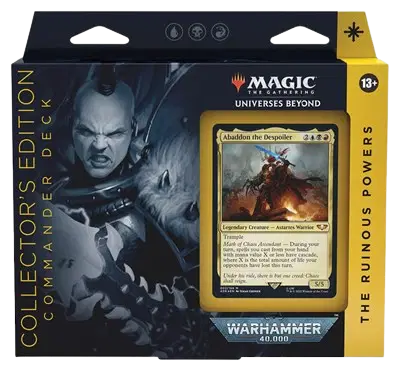 MTG: Universes Beyond: Warhammer 40,000 - The Ruinous Powers Commander Deck (Collector's Edition)