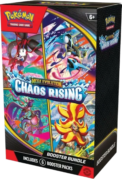 POKEMON TCG: MEGA EVOLUTION: CHAOS RISING BOOSTER BUNDLE