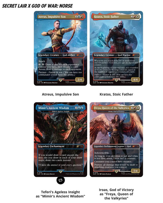 MAGIC THE GATHERING: Secret Lair - Playstation Super Drop - God of War: Redemption (Non-Foil) - Norse
