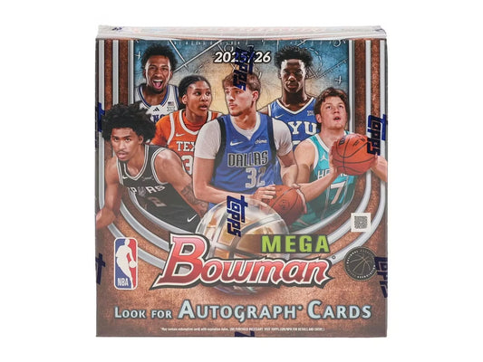 2025-26 Topps NBA Bowman Basketball Mega Box