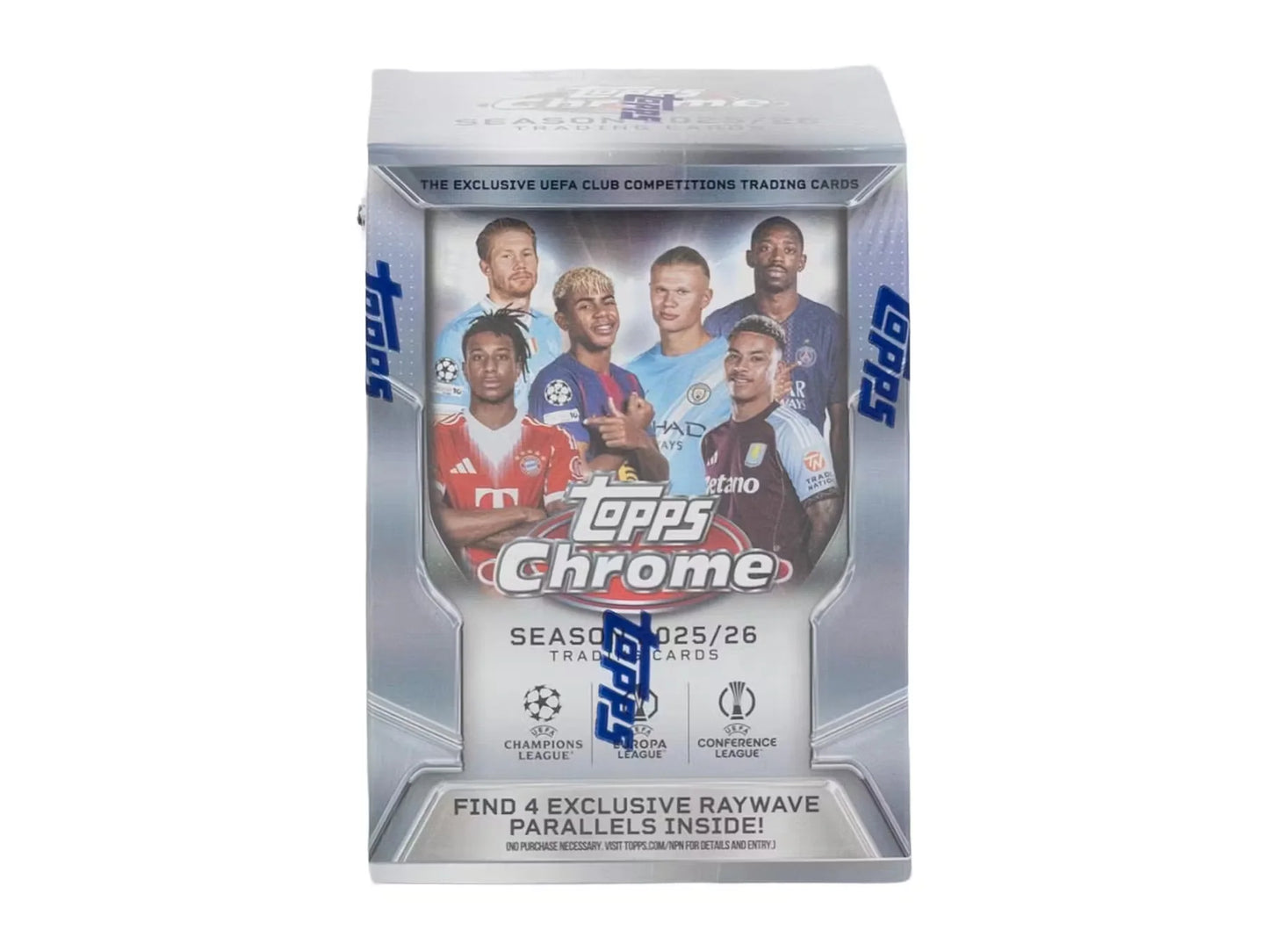 2025-26 Topps Chrome UEFA Club Competitions Soccer Blaster Box