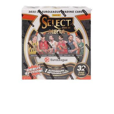 Panini Select EuroLeague Basketball Mega Hobby Box - 2025-26