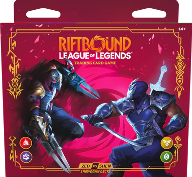 League of Legends Riftbound TCG: Showdown Deck - Vendetta Zed vs Shen