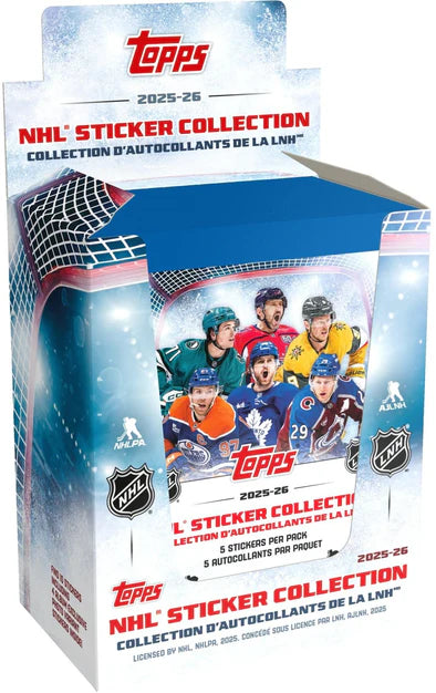Topps NHL Hockey Sticker Box - 2025-26