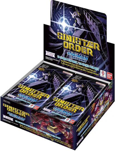 DIGIMON CARD GAME: Sinister Order Extra - EX-10 - Booster Box
