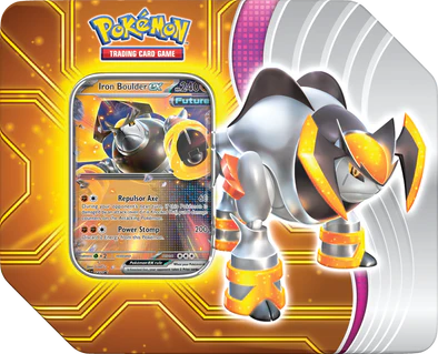POKEMON TCG: Paradox Destinies Tin IRON BOULDER ex