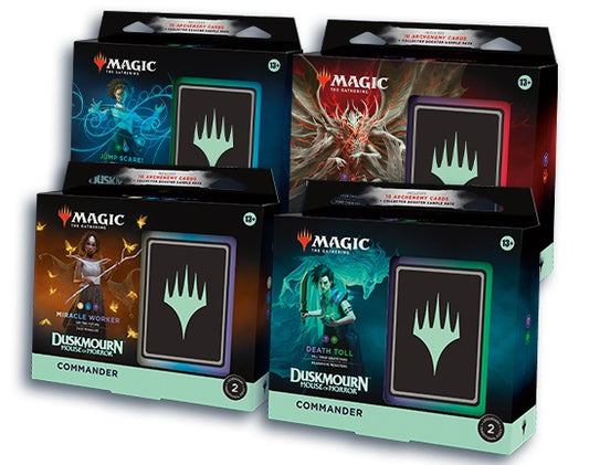 Magic The Gathering: Duskmourn - Commander Decks
